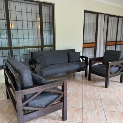 Cool Sheesham wood sofa set