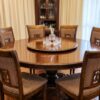 Almost New 6-Seater Dining Set With Lazy Susan