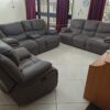 Used 6-Seater Recliner Sofa Set Almost New