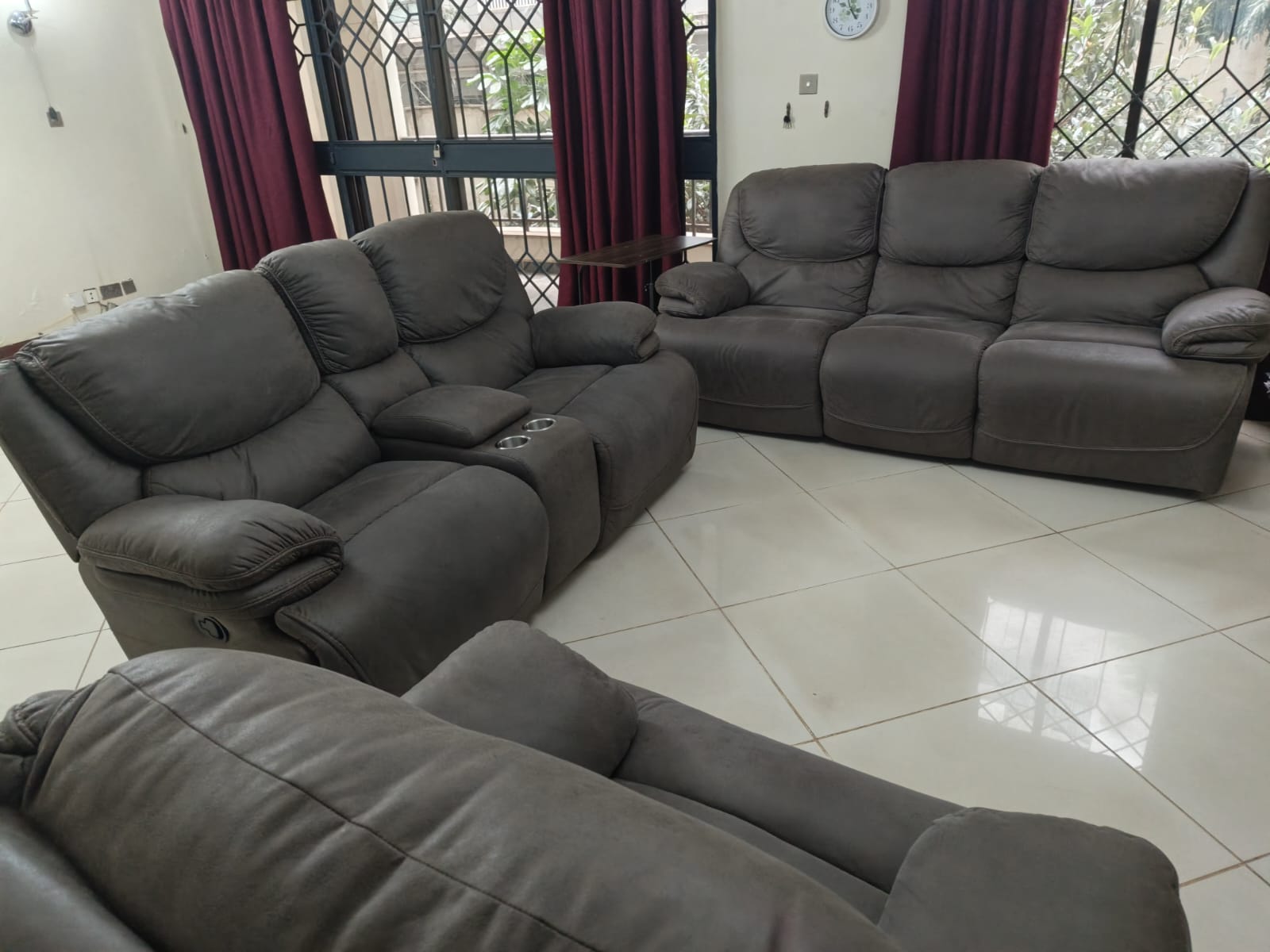 Used 6-Seater Recliner Sofa Set