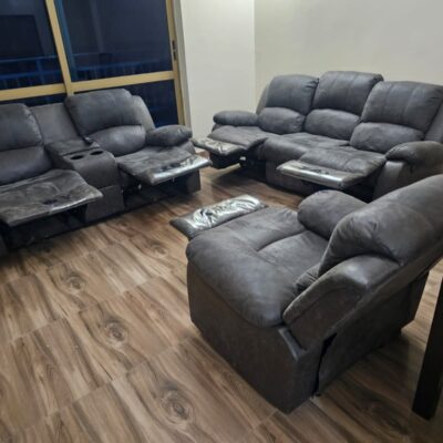 Premium Used 7-Seater Recliner Sofa Set