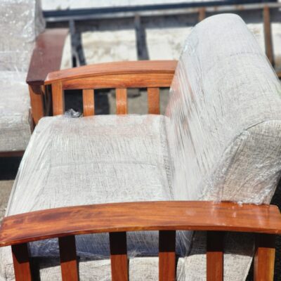 Used 5-Seater Wooden Sofa Set