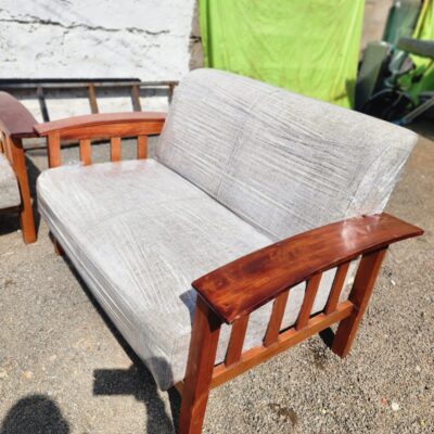 Used 5-Seater Wooden Sofa Set