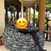 Extra-Large Luxury Bean Bag Sofa – Seats 2 Adults Comfortably