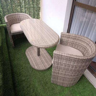 Premium 3-Piece Rattan Bistro Set