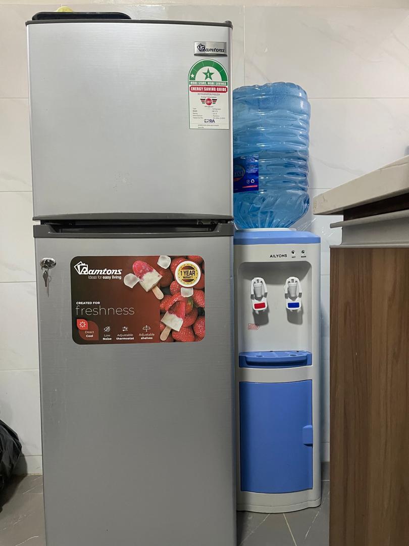 Clean 128L Double Door Ramtons Fridge 
