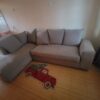Slightly used Grey 5-Seater L-Shaped Sofa
