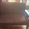 Premium 6- Seater  Brown Wooden Frame Sofa Set