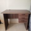 Classic Wooden Office Desk With 3 Drawers .