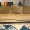Contemporary Beige Fabric Sofa Set – Living Room Seating