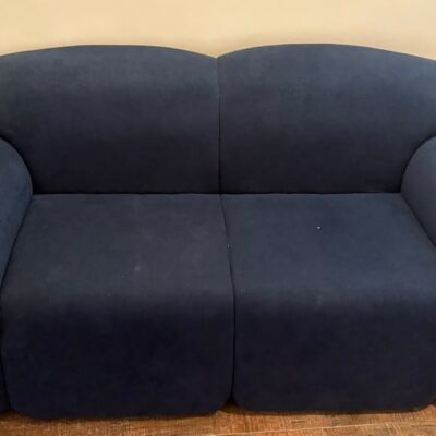 Comfortable 2-Seater Navy Blue Moko Seat