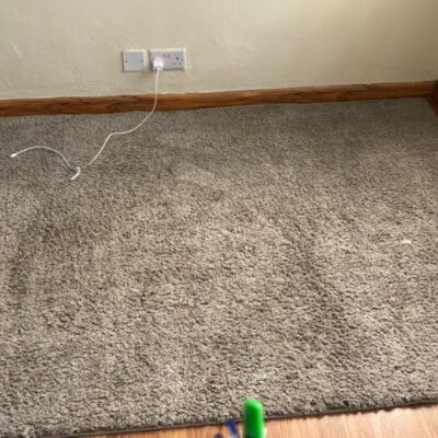 Grey Fluffy Carpet