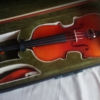 4/4 Full-Size Second-Hand Violin with Case – Brown